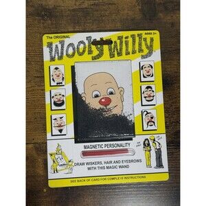The Original Wooly Willy - Magnetic Personality Face Game Drawing 7" x 8.75"